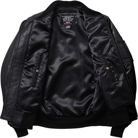 Supreme/Schott® Leather MA-1 - fall/winter 2013 - Supreme