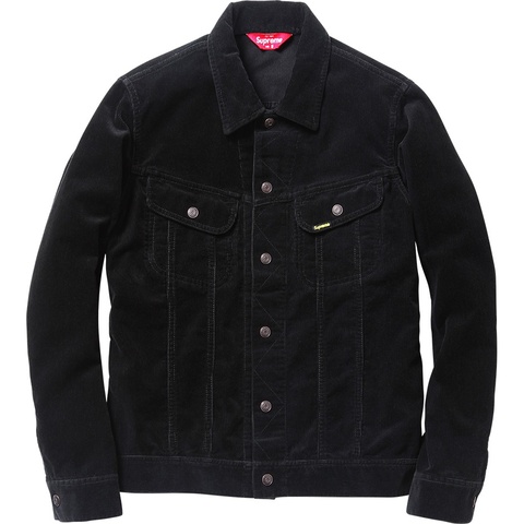 Supreme Corduroy Club Jacket Black S Corduroy Snap Front Jacket