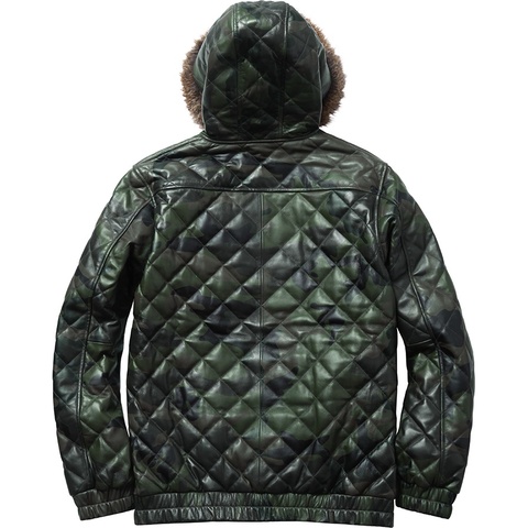 Quilted Leather Hooded Jacket - fall/winter 2013 - Supreme