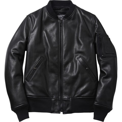 Supreme/Schott® Leather MA-1 - fall/winter 2013 - Supreme