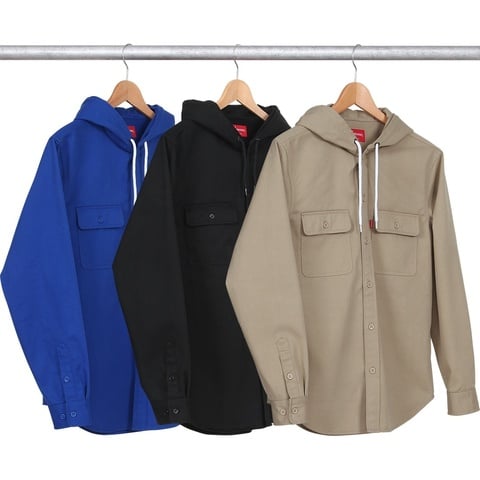 Supreme Hooded Twill Shirt