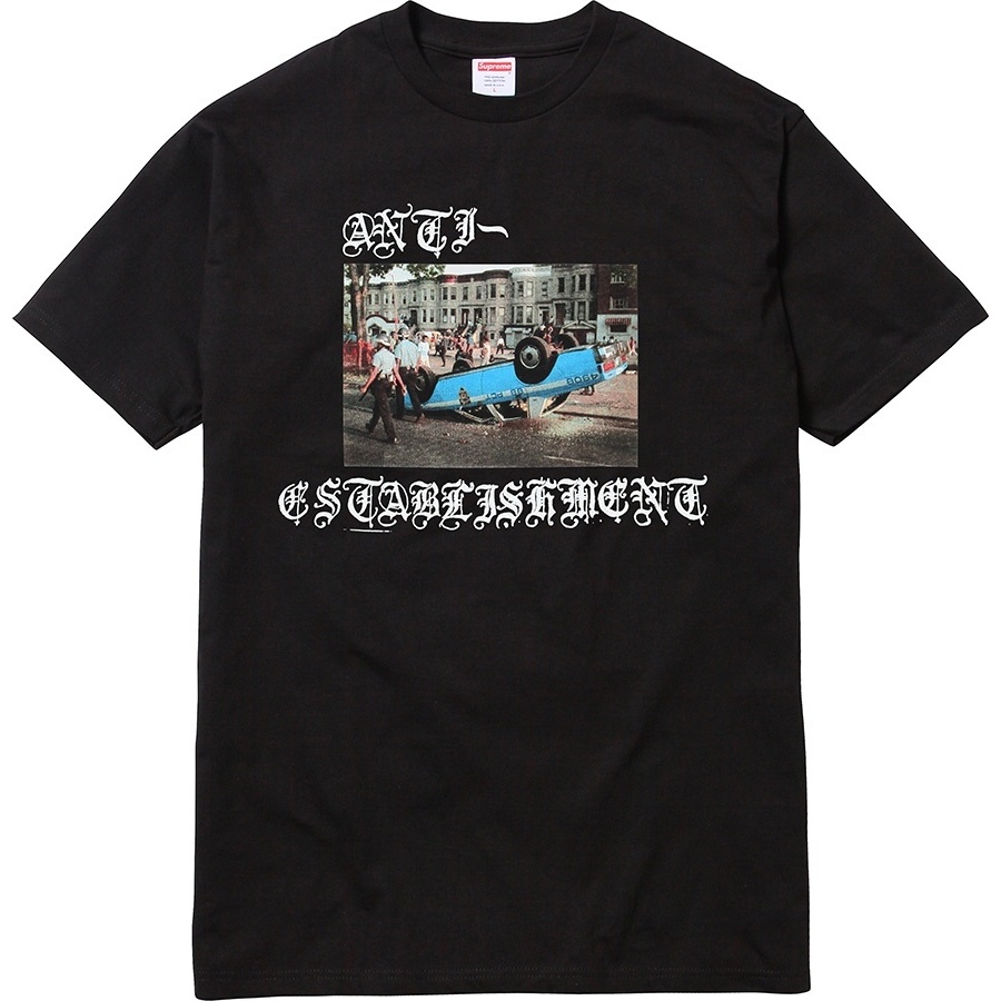 Supreme Anti Establishment Tee (fall/winter 2013)