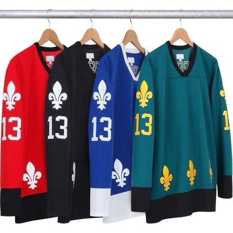 Supreme 13AW Fleur De Li Hockey Top M 美品 1a700d90a0d247b9bfb54afa752f38