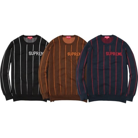 Supreme Wide Pinstripe Sweater