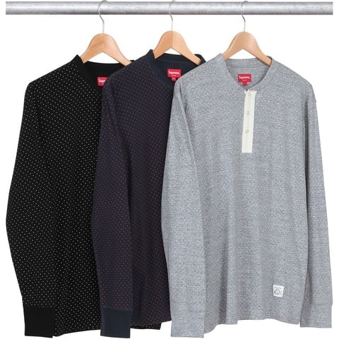 Supreme Polka Dot Thermal Henley