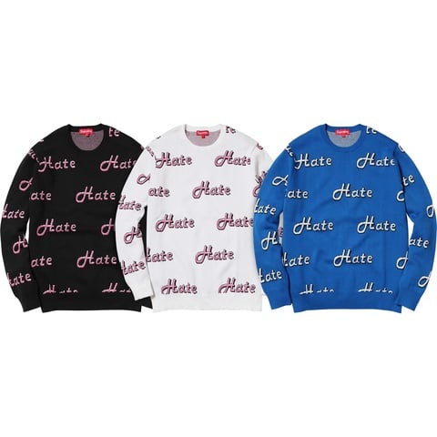 Hate Sweater - fall/winter 2013 - Supreme