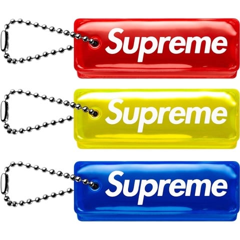 Supreme Reflective Puffy Keychain