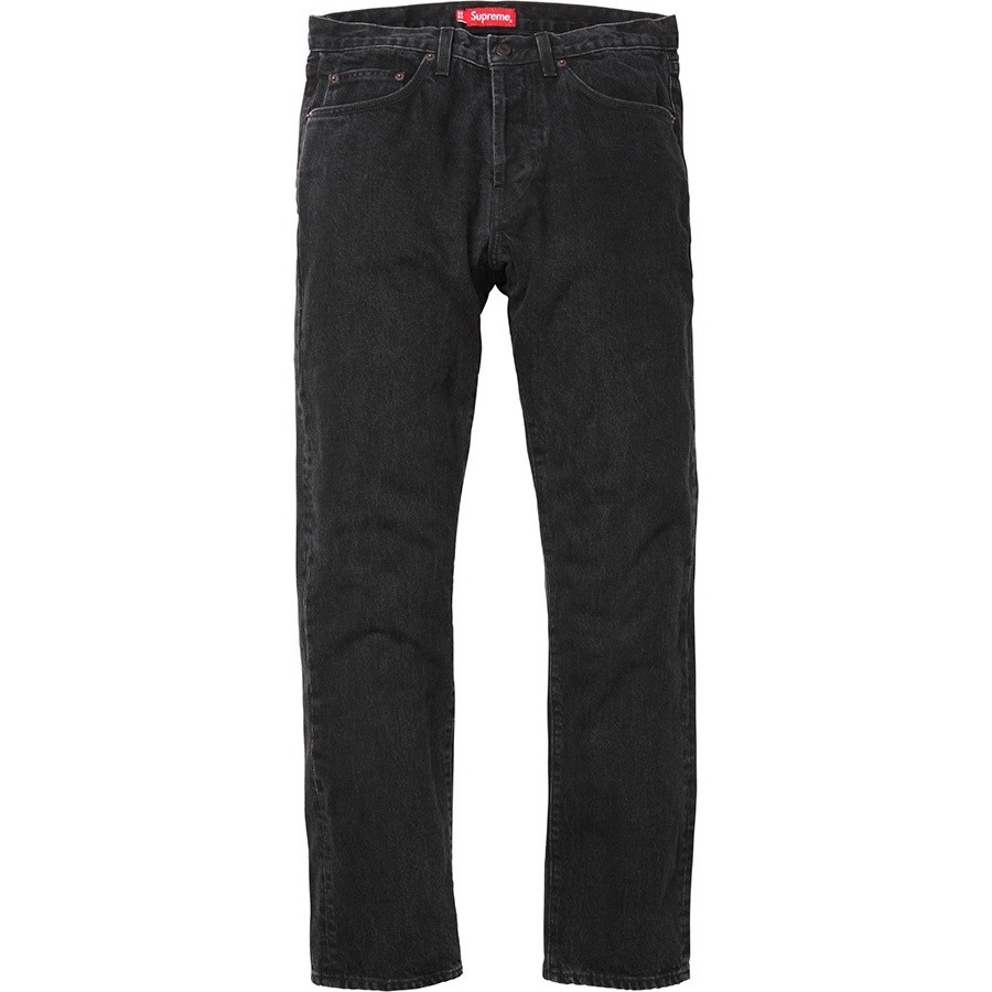 Supreme Stone Washed Black Slim Jean (fall/winter 2014)