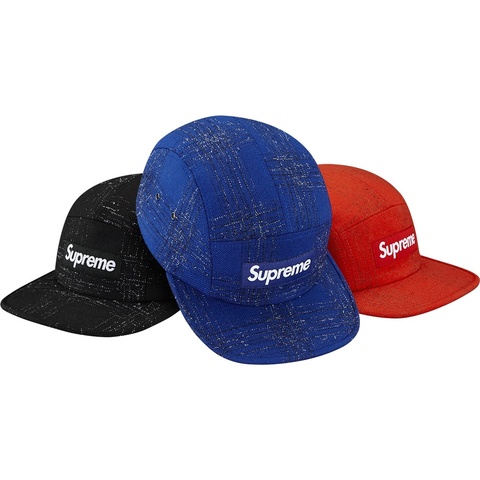 Supreme Broken Tweed Camp Cap