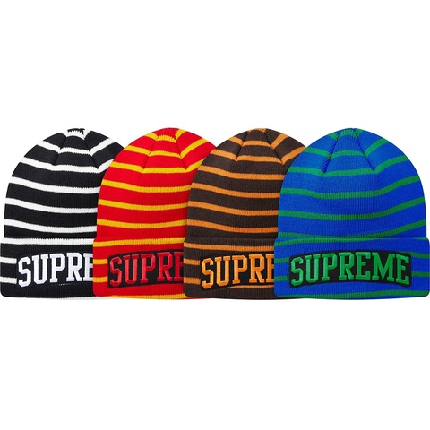 Supreme Team Stripe Beanie