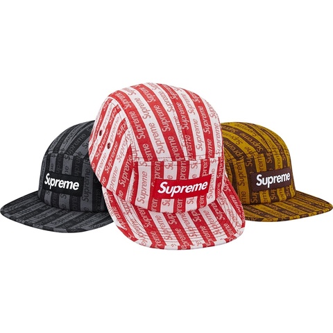 Supreme Jacquard Logo Camp Cap
