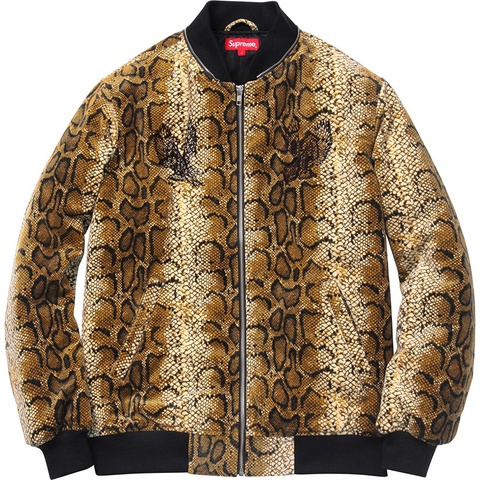 Supreme Velvet Hooded Bomber - Colorway