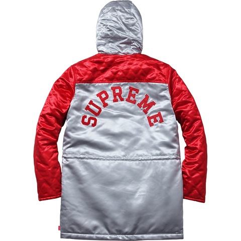 Supreme Quilted Satin Sideline Parka - Colorway
