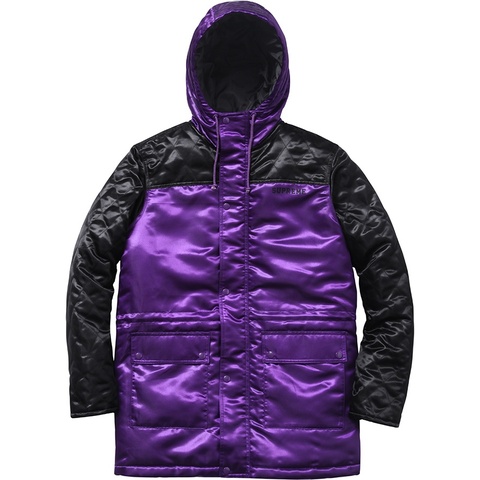 Supreme Quilted Satin Sideline Parka - Colorway