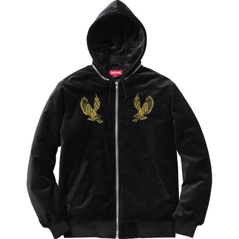 Supreme Velvet Hooded Bomber - Colorway