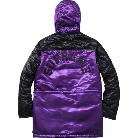 Supreme Quilted Satin Sideline Parka - Colorway