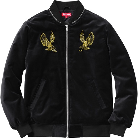 Supreme Velvet Hooded Bomber - Colorway
