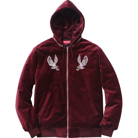 Supreme Velvet Hooded Bomber - Colorway