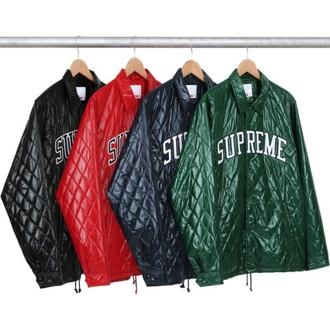 Supreme Quilted Coaches Jacket