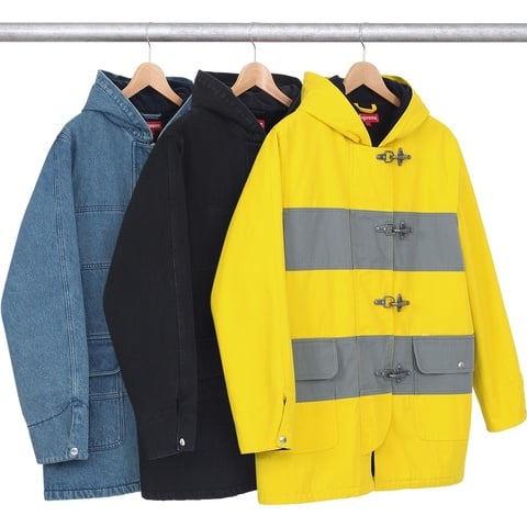 Supreme Hooded Firemans Coat