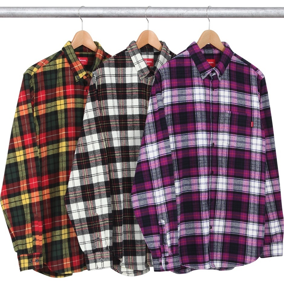 Supreme Tartan Flannel Shirt (fall/winter 2014)