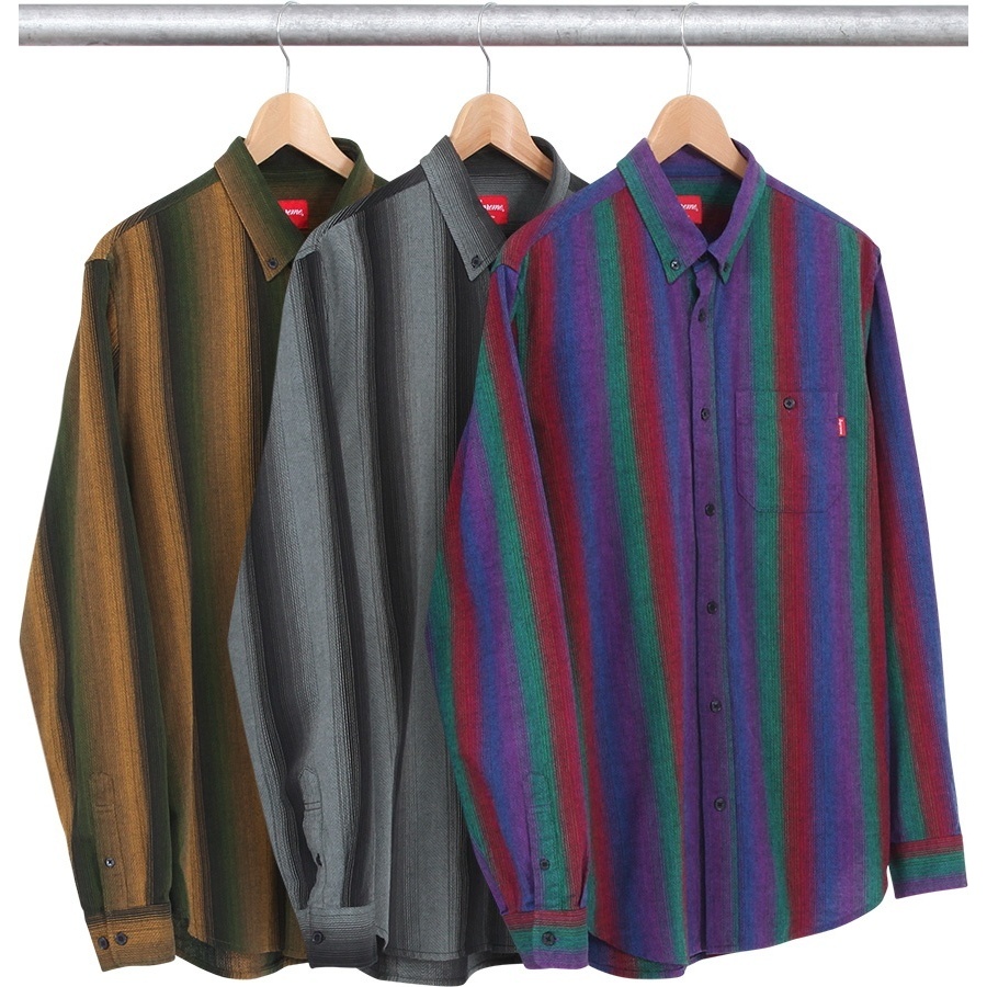 Supreme Ombre Stripe Shirt (fall/winter 2014)
