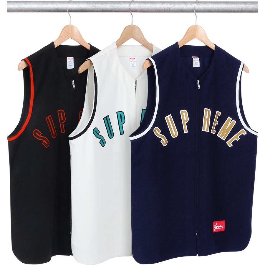 Supreme Sleeveless Baseball Jersey (fall/winter 2014)
