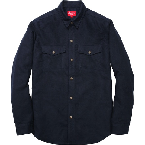 Supreme Moleskin Snap Front Work Shirt - Colorway