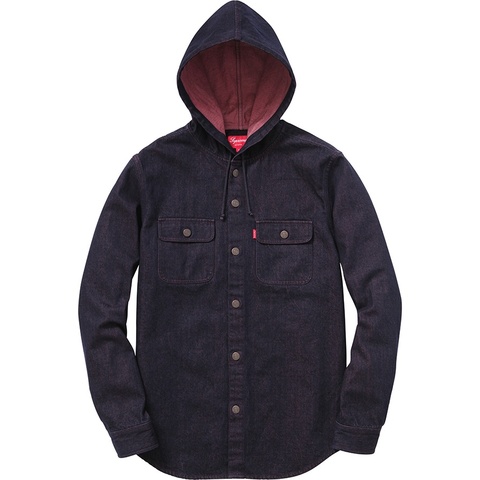 Supreme Denim Hooded Shirt - Colorway