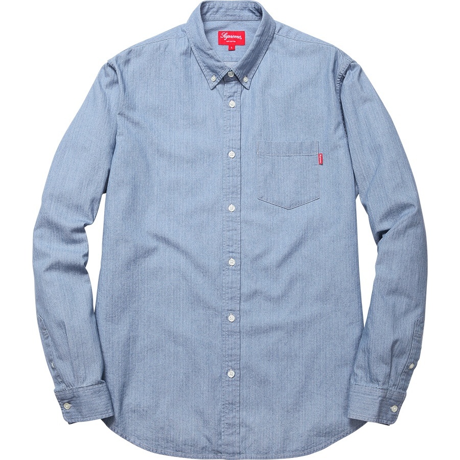 Supreme Herringbone Denim Shirt (FW14)