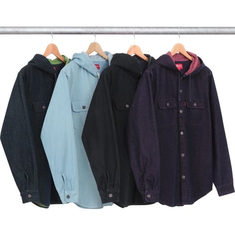 Supreme Denim Hooded Shirt