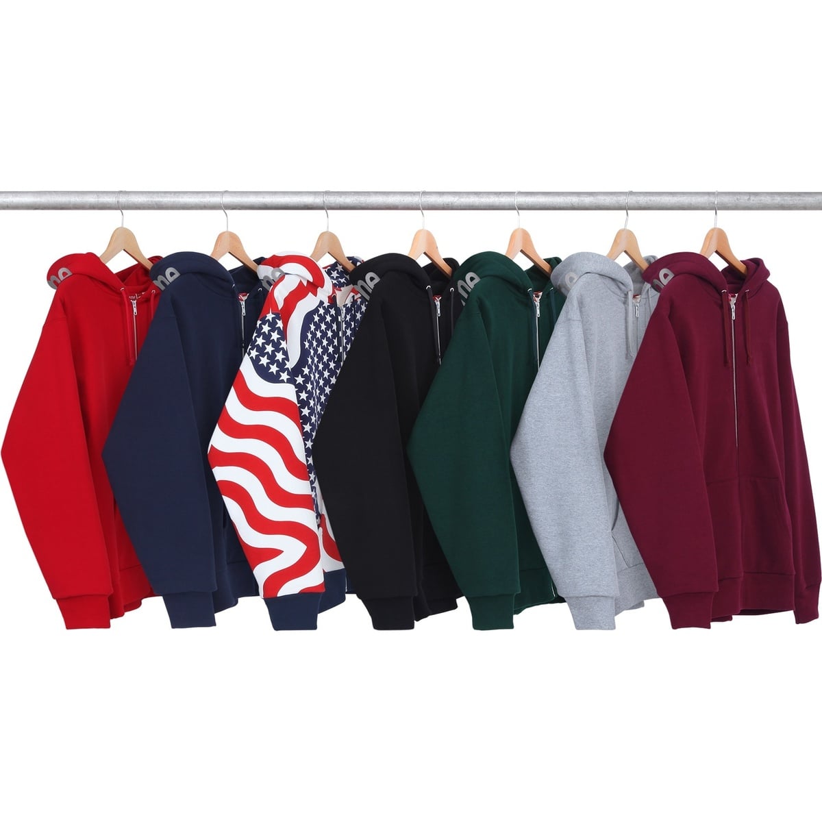 トップス Supreme 3MReflective Logo Thermal Zip UP Supreme Supreme 3M Reflective Logo Thermal Zip Up Hoodie in Navy