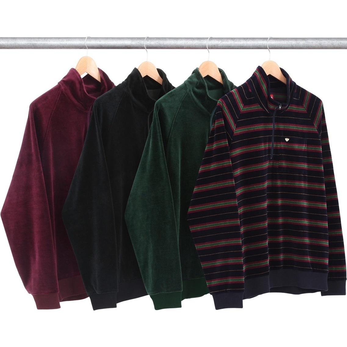 Supreme Velour Half Zip Pullover (fall/winter 2014)