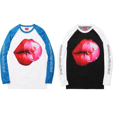 Supreme Bubblegum Raglan
