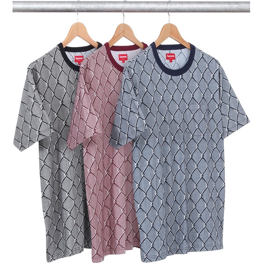 Supreme Chain Link Pocket Tee (fall/winter 2014)