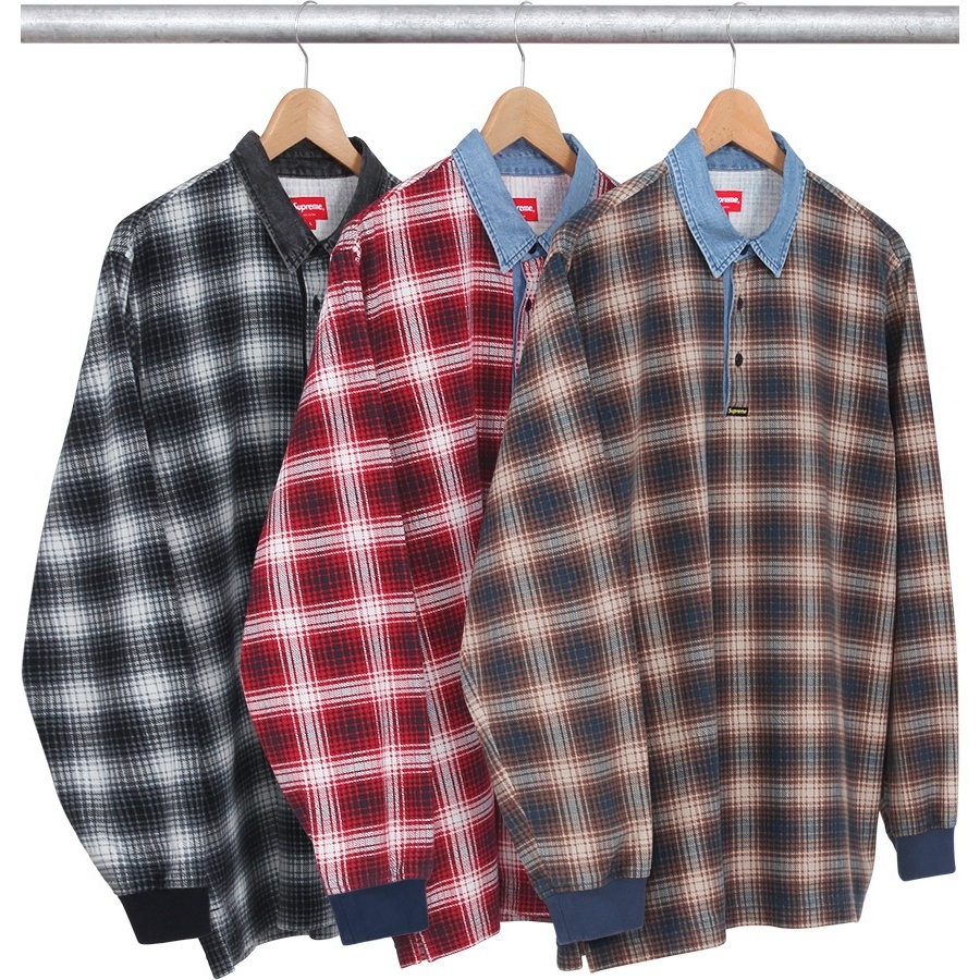 Supreme Plaid Rugby Top (fall/winter 2014)