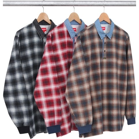 Supreme Plaid Rugby Top