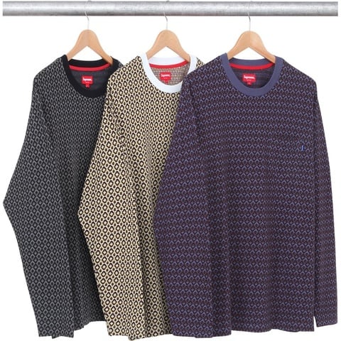 Supreme Diamond Jacquard L/S Top
