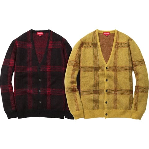 Supreme Plaid Mohair Cardigan ショーンパブロ着用S Plaid Mohair Cardigan - fall/winter 2014 - Supreme