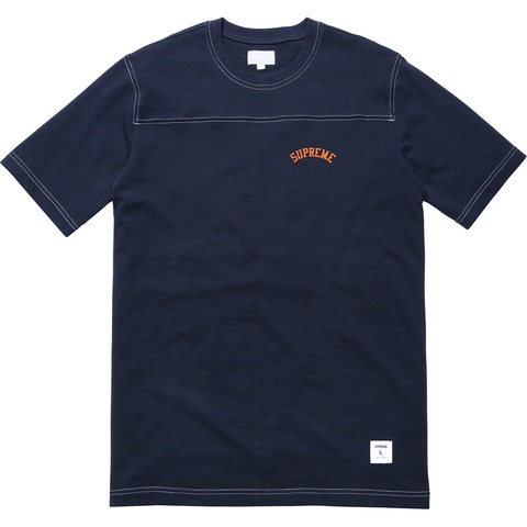 Supreme Contrast Stitch Arc Logo Top - Colorway