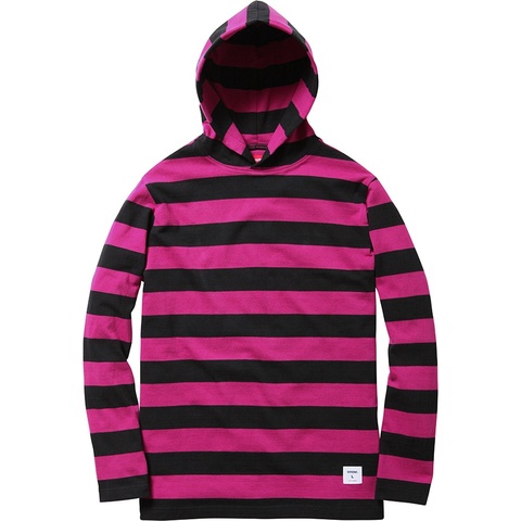 Supreme Hooded L/S Striped Tee - Colorway