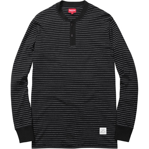 Supreme Pinstripe Thermal Henley - Colorway