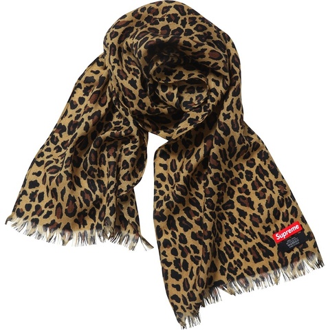 Supreme Leopard Scarf