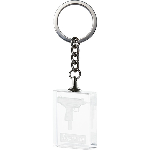 Supreme 3D Lucite Uzi Keychain
