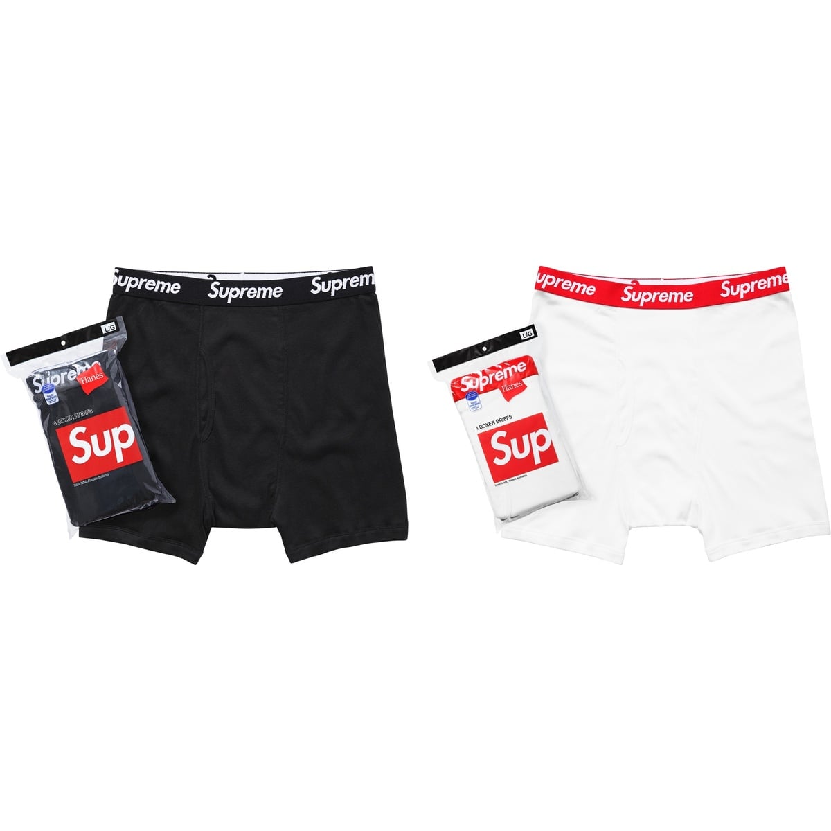Supreme Supreme/Hanes® Boxer Briefs (4 Pack) (fall/winter 2015)