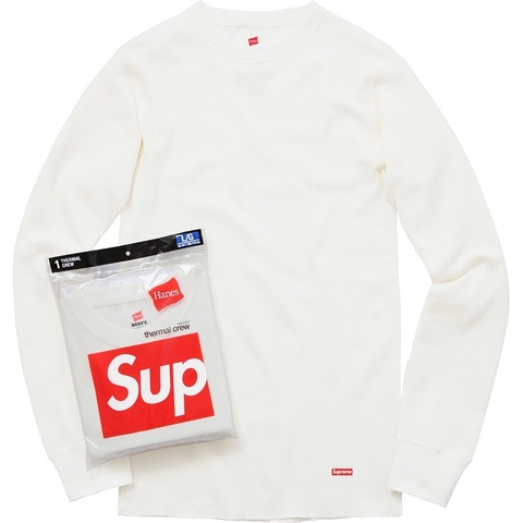 Supreme Supreme/Hanes® Thermal Crew (1 Pack)