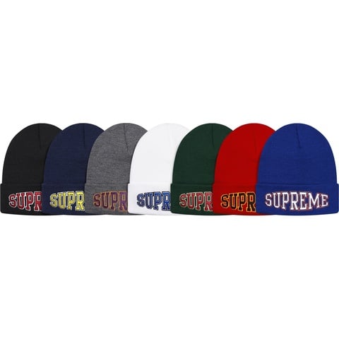 Supreme Warp Logo Beanie