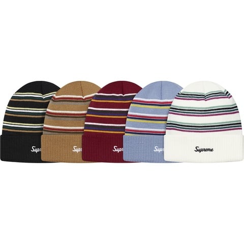Supreme Multi Stripe Beanie