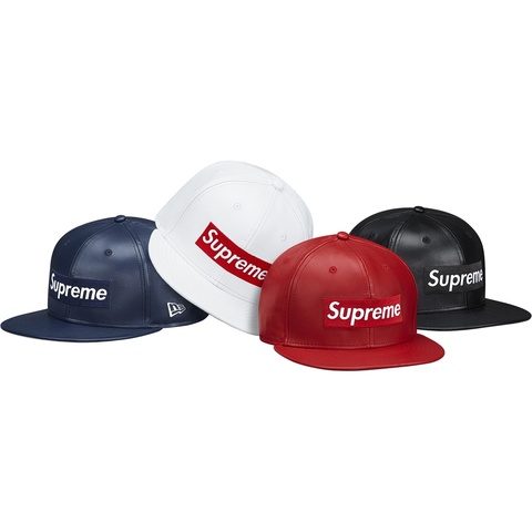 Supreme Leather Box Logo New Era