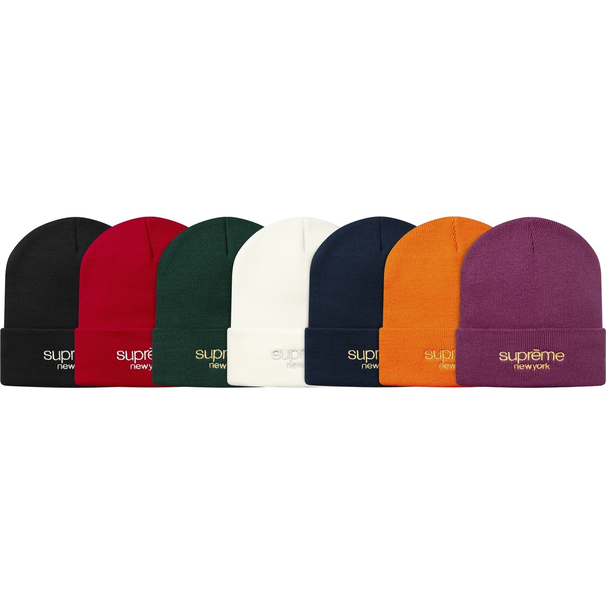 Supreme Metallic Classic Logo Beanie (fall/winter 2015)